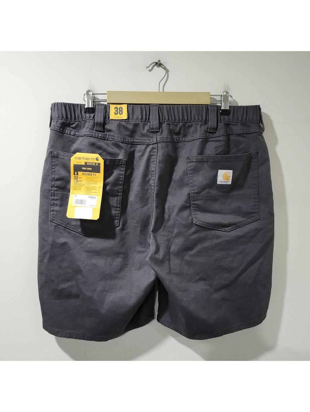 NWT Carhartt Force Relaxed Fit Shorts 9" BS6280-M Rugged Flex Workwear Skate 38